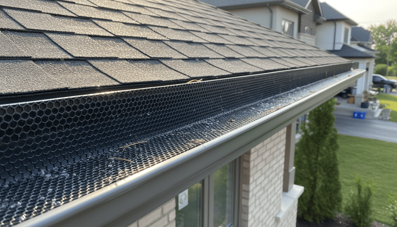 Micro-Mesh Gutter Guards service in Halton Hills, Ontario