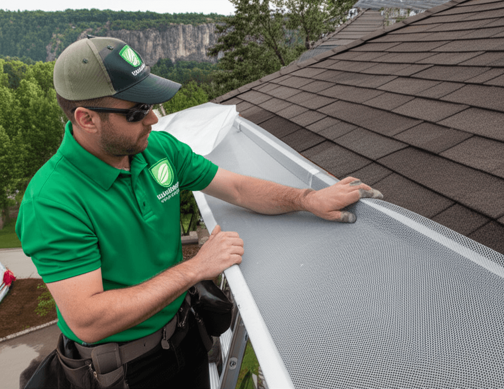 Professional gutter guard installation in Hamilton