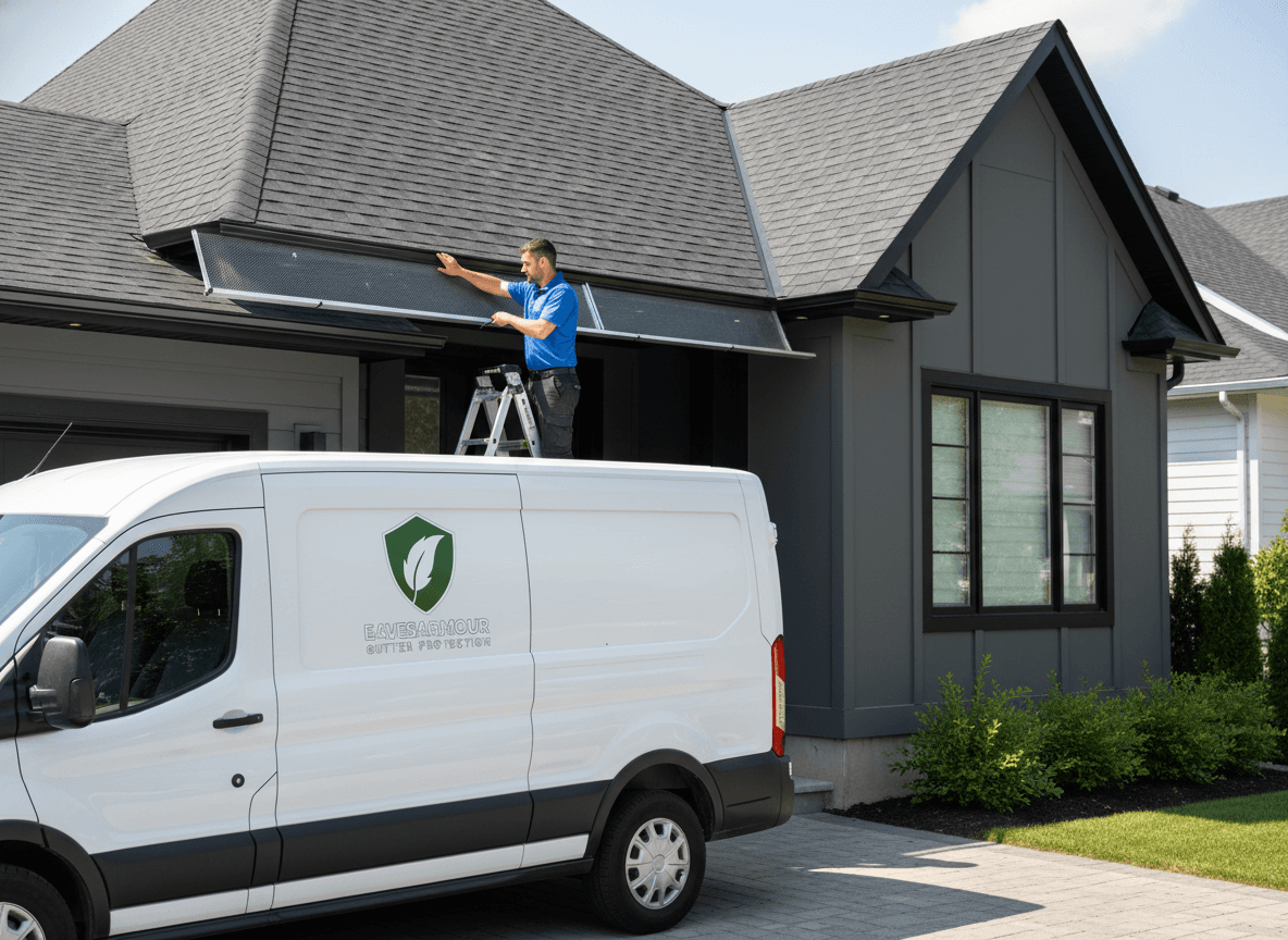 Professional gutter guard installation in Grimsby