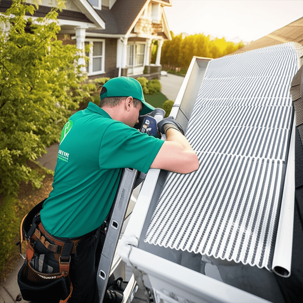 Professional gutter guard installation in Kitchener