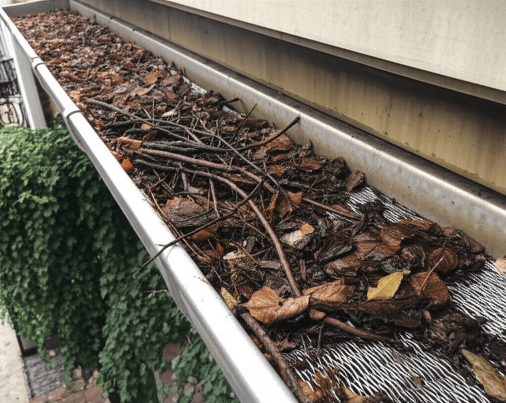 Before: Complete Gutter Protection Transformation in London, Ontario