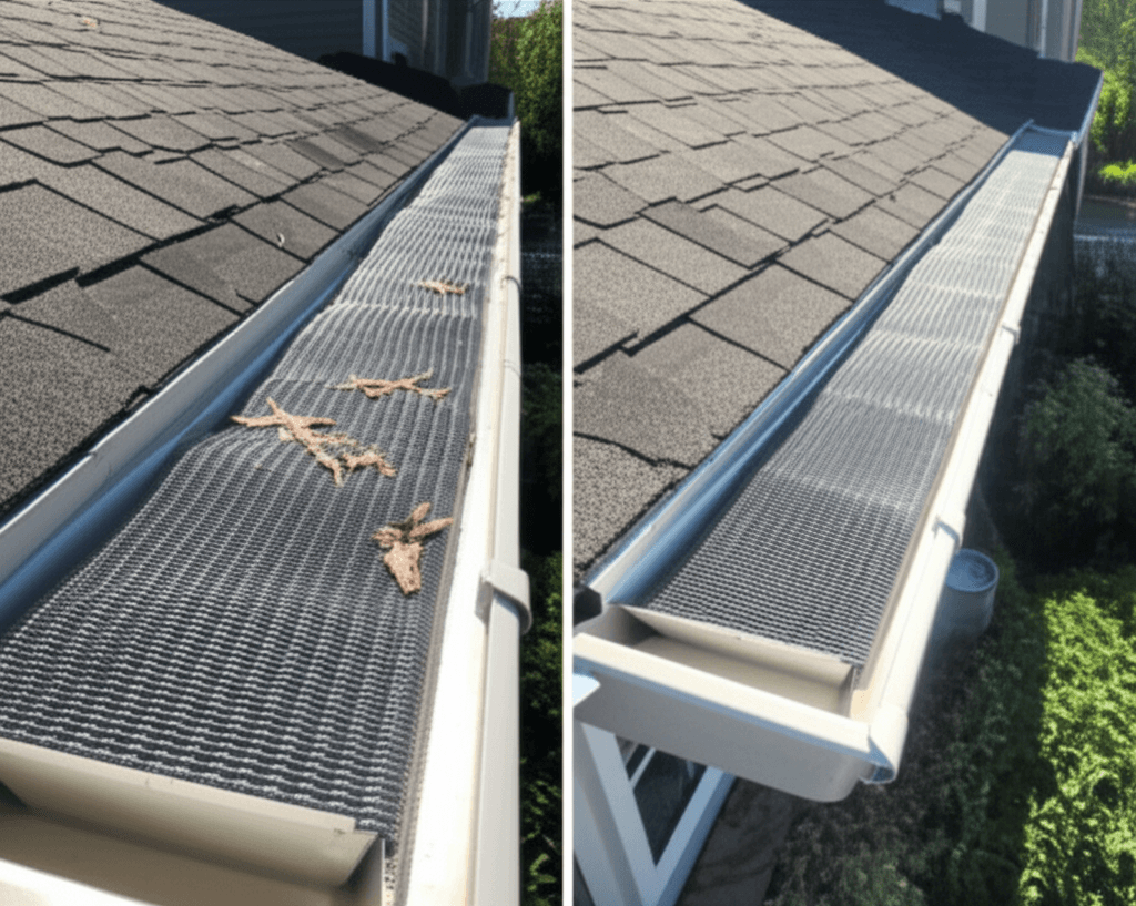 After: Complete Gutter Protection Transformation in Niagara Falls, Ontario