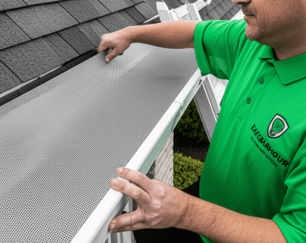 Professional gutter guard installation in Orillia, Ontario