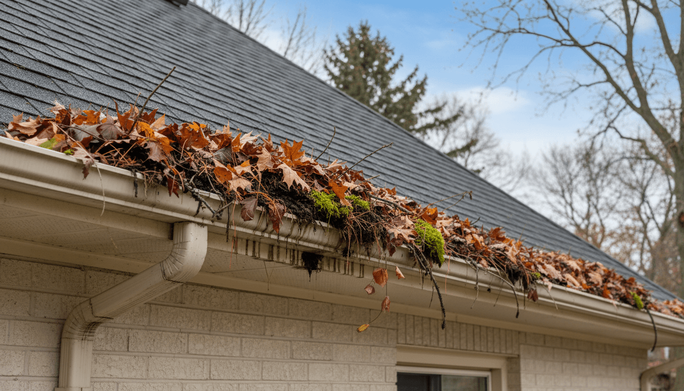 Before: Complete Gutter Protection Transformation in St. Jacobs, Ontario
