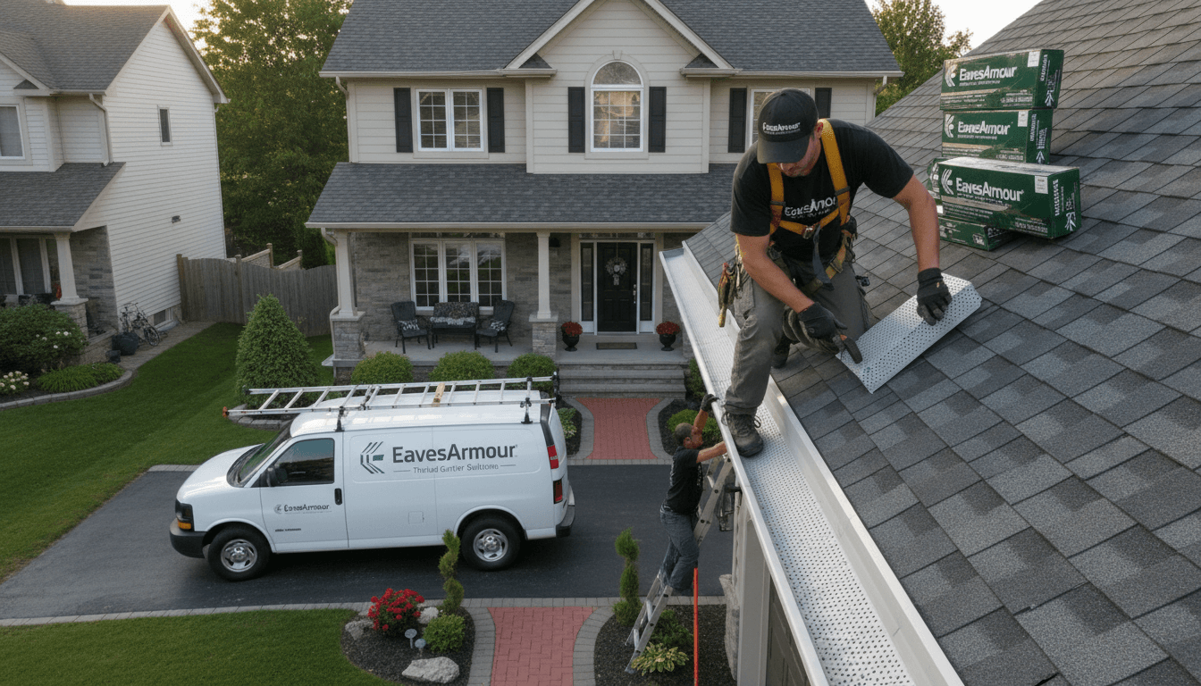 Eavestrough Installation service in St. Jacobs, Ontario